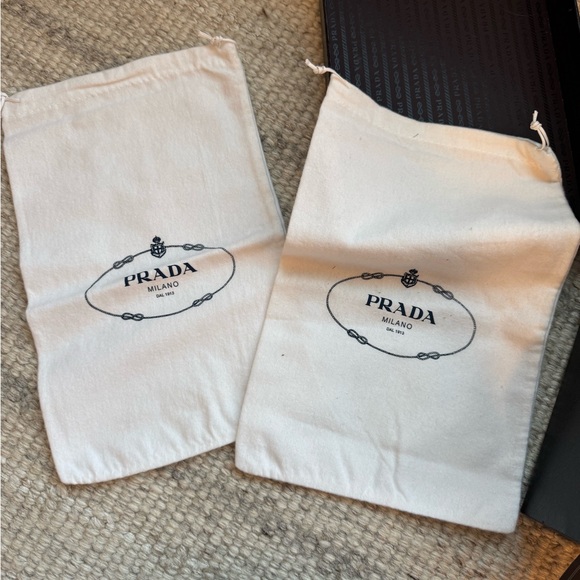 Prada Fairy Collection Satin Platform Ankle Strap Sandal - Black, Size 37 1/2 - Picture 11 of 12